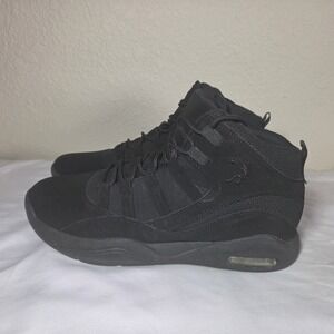 Shaq Fullpress Mens Basketball Shoes Triple Black High Top Sneakers 99887 SZ 12